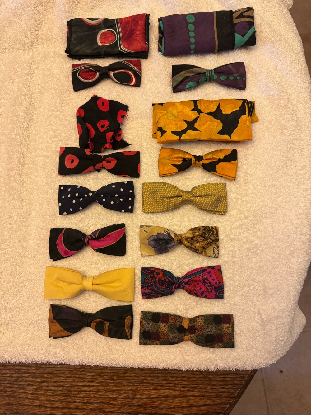 Vintage Royal Clip Bow Tie’s (12). The back says Royal Rust Resistant.